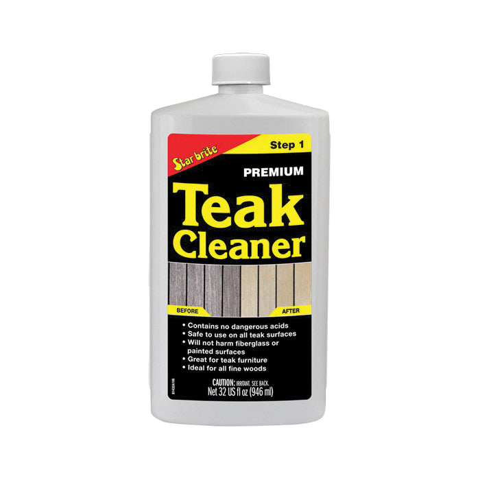 Star brite® Premium 081432 Teak Cleaner, 32 oz, Liquid