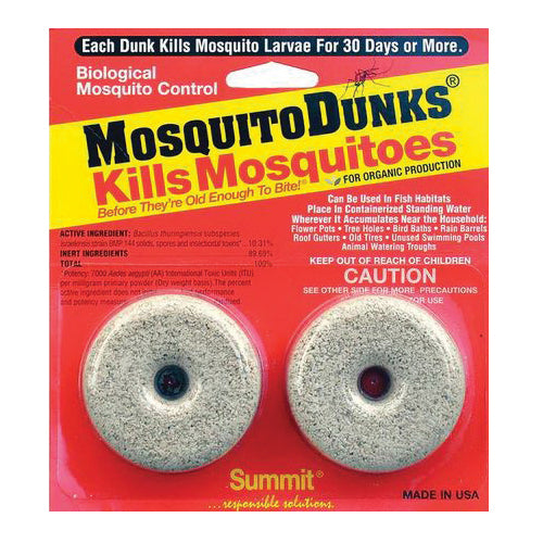 MOSQUITO DUNKS® 102-12 Mosquito Killer, Granules, Musty, Indoor/Outdoor