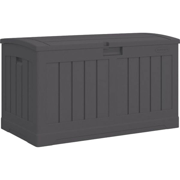 Suncast® DB5025P Medium Deck Box, 36-3/4 in W, 21-3/4 in H, 20-1/4 in D, 50 gal Storage, Arched Cover/Lid, Resin