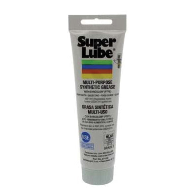 Super Lube® 21030 Multi-Purpose Grease With Syncolon® (PTFE), Synthetic Base, PTFE Thickener, Mild, Translucent White