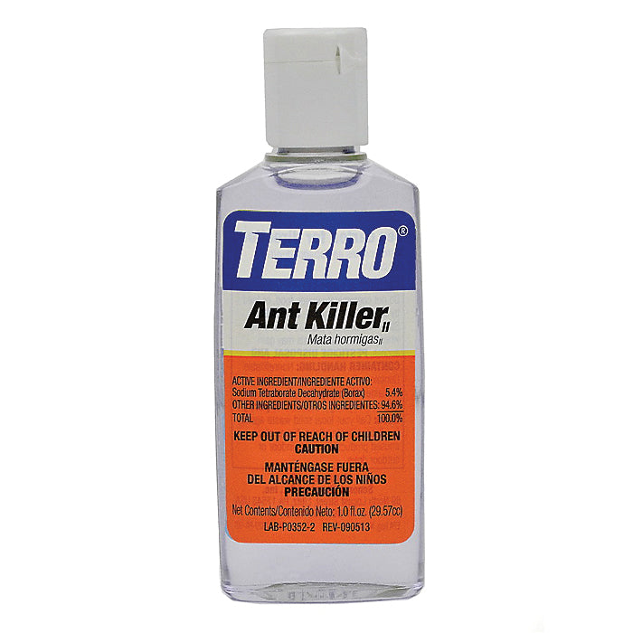 TERRO® T100-12 Ant Killer, Liquid, Sweet, Indoor/Outdoor, 1 oz, Bottle