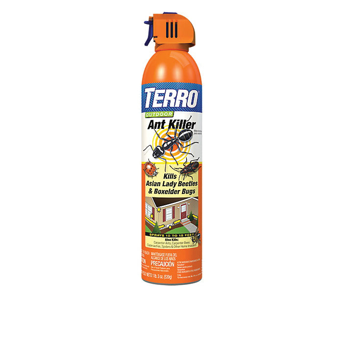 TERRO® T1700-6 Ant Killer, Liquid, Solvent, Outdoor, Sprayer Application, 19 oz, Aerosol Can