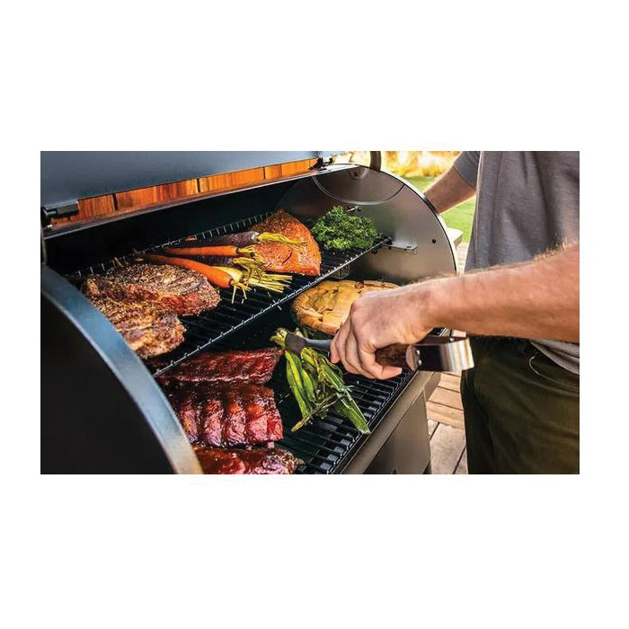 TRAEGER BAC506 Drip Tray Liner, 21 in L, 15-1/2 in W, Aluminum, Silver, For Use With: Ironwood 650 Grill