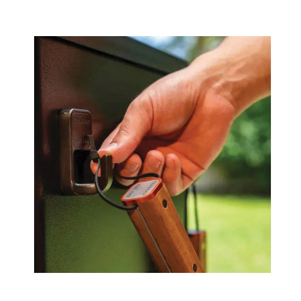 TRAEGER BAC536 3-Piece Hopper Magnetic Tool Hook, Aluminum Alloy, Titanium-Plated, For Use With: TRAEGER Grill