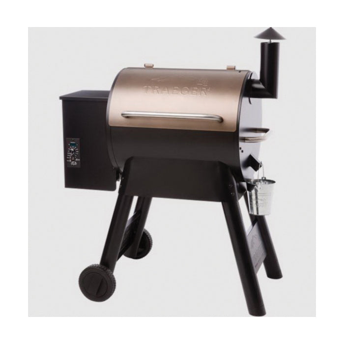 TRAEGER Pro 22 TFB57PZB Pellet Grill, 572 sq-in Primary Cooking Surface Area, 154 sq-in Secondary Cooking Surface Area