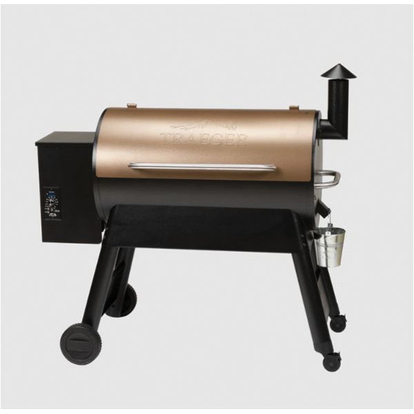 TRAEGER Pro 34 Series TFB88PZB Pellet Grill, 238 sq-in Primary Cooking Surface Area, Porcelain Grate, Steel