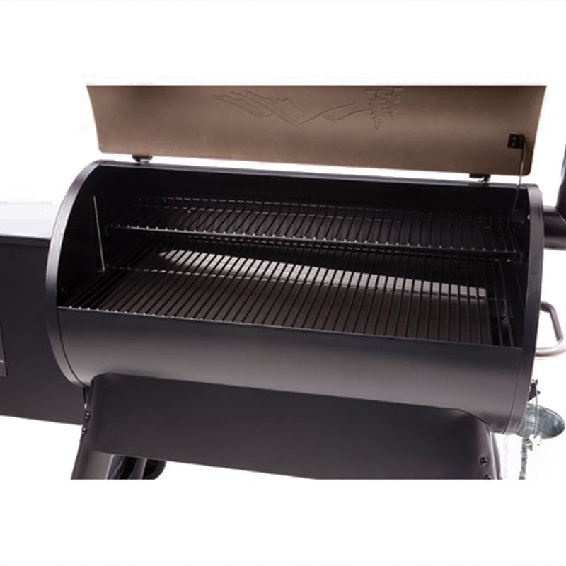 TRAEGER Pro 34 Series TFB88PZB Pellet Grill, 238 sq-in Primary Cooking Surface Area, Porcelain Grate, Steel