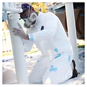 TRIMACO 14121 Professional Protective Disposable Coverall, M Size, DuPont™/TYVEK®, White