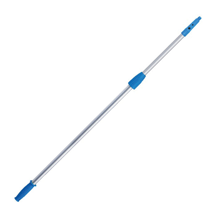 UNGER® Connect & Clean™ 962720 Telescoping Pole, 8 ft L, 4 to 8 ft Telescoping, Threaded Connection, Aluminum