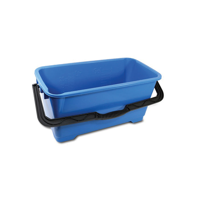 UNGER® DB02 Heavy-Duty Bucket, 6 gal Capacity, Rectangular, Plastic