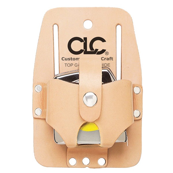 CLC® 464 Measuring Tape Holder, 1-1/2 in L, 3-3/2 in W, 2-3/4 in H, Leather