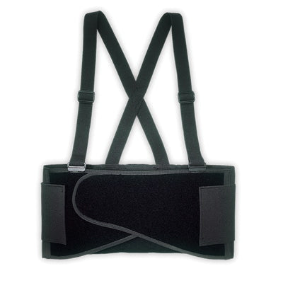 CLC® Toolworks 5000L Elastic Back Support Belt, Polyester, Black, 38-47 in