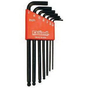 Eklind® 13207 Hex-Key L-Wrench Set, System of Measurement: SAE, Chrome Nickel Alloy, 7 -Piece