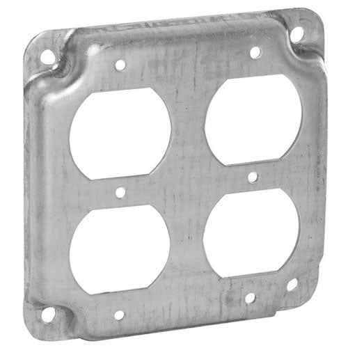 RACO® 907C Exposed Work Cover, 2-Outlet, 6.5 cu-in Capacity