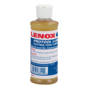 LENOX® 68040LNX Protool Lube, Bottle, 6 oz, Liquid, Characteristic, Translucent Amber