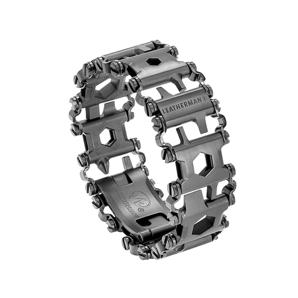 Leatherman® TREAD® 831999 Multi-Tool Bracelet, 29 -Blade, Stainless Steel Handle, Black Handle