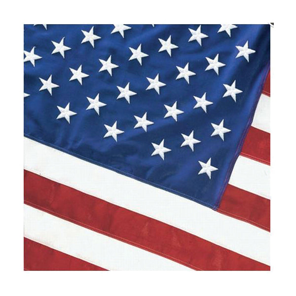 VALLEY FORGE® Best Series USB4 US Flag, 4 ft W, 6 ft H, Cotton