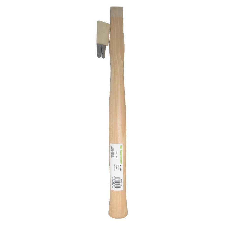 VAUGHAN® 61242 Replacement Handle, 17-1/2 in L, Hickory Wood, For Use With: Model 12320 505M 24 oz Framing Hammer