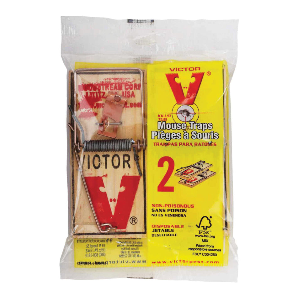 VICTOR® M150 Pedal Trap, 1-7/8 in W, 3-7/8 in H, Wood