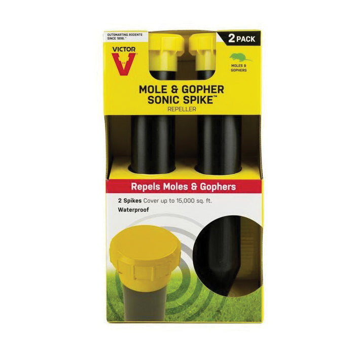 VICTOR® Sonic Spike™ M9012 Sonic Mole Repellent Spike