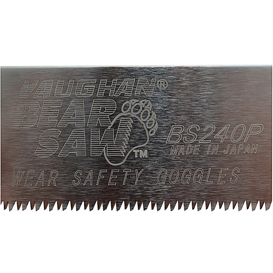 VAUGHAN® BS240P Bear Saw, 16-1/2 in L Blade, Triple-Edge Ground Teeth, 17 TPI TPI, Steel Cutting Edge, Steel Blade