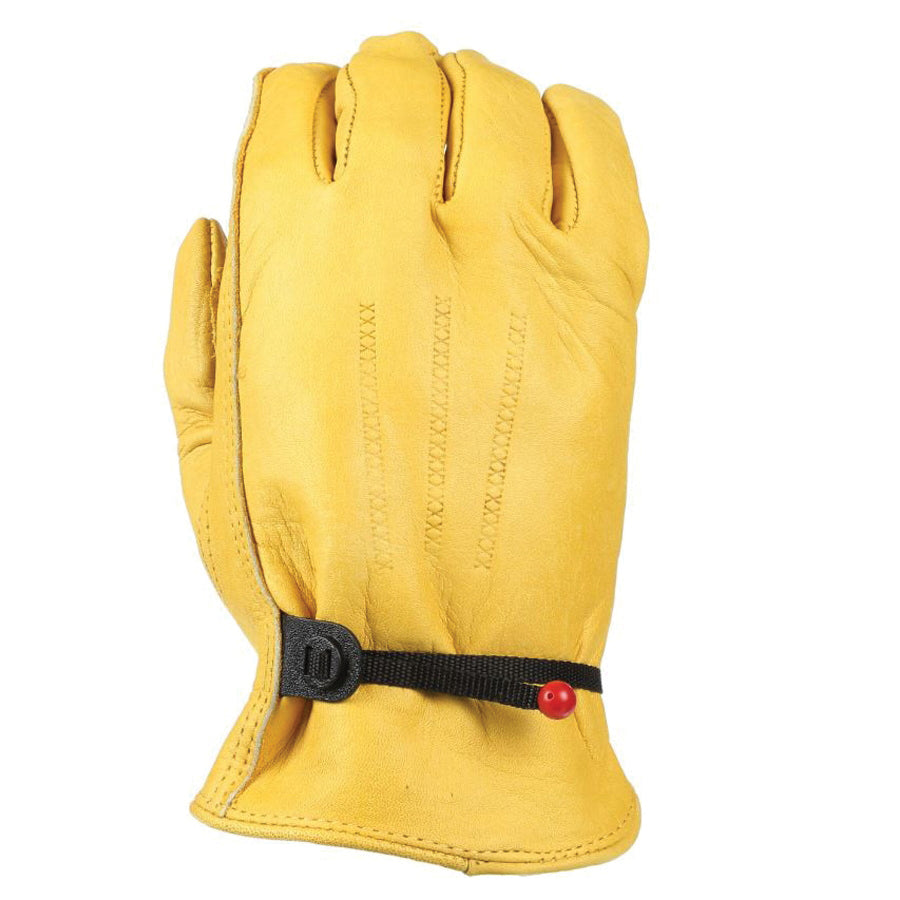 WELLS LAMONT® 1132XXL Work Gloves, 2XL, Leather Glove, Gold/Yellow Glove, Leather Palm