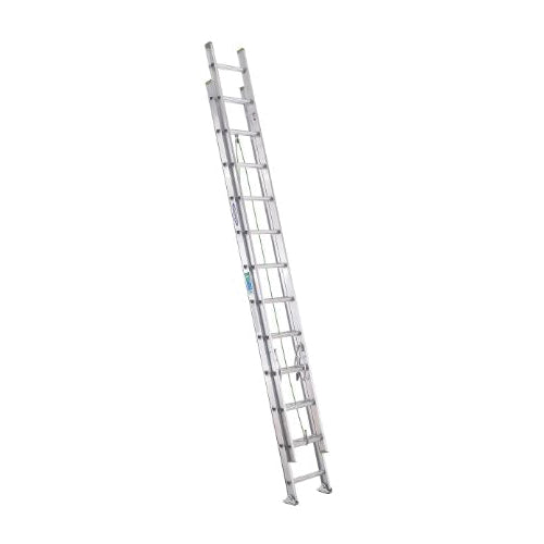 WERNER® D1224-2 Extension Ladder, 225 lb Load, ANSI: ANSI A14.2-2007 Type II, Aluminum