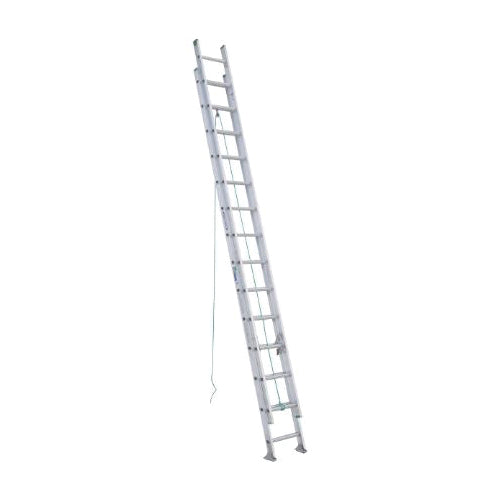 WERNER® D1228-2 Extension Ladder, 225 lb Load, ANSI: ANSI A14.2-2007 Type II, Aluminum