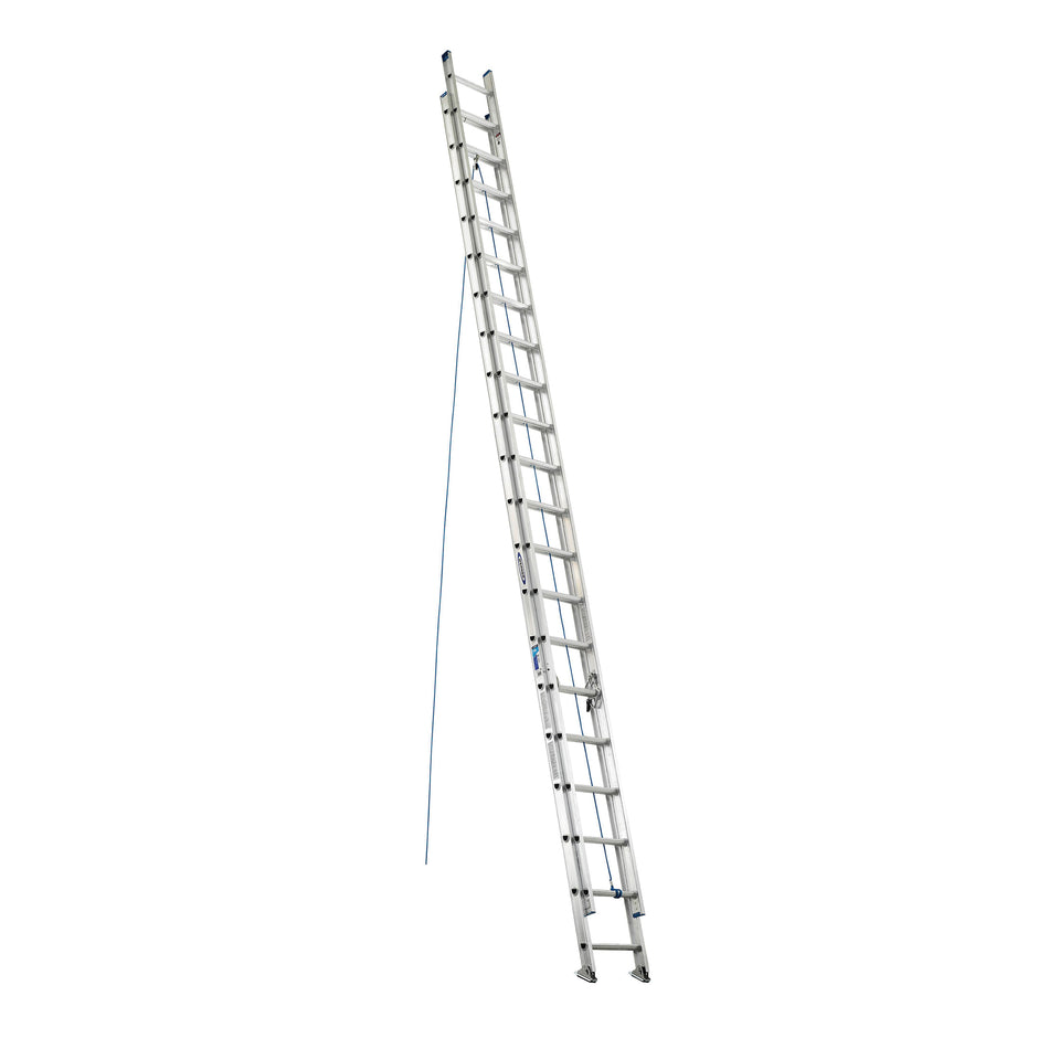 WERNER® D1340-2 Multi-Section D-Rung Extension Ladder, 250 lb Load, Aluminum