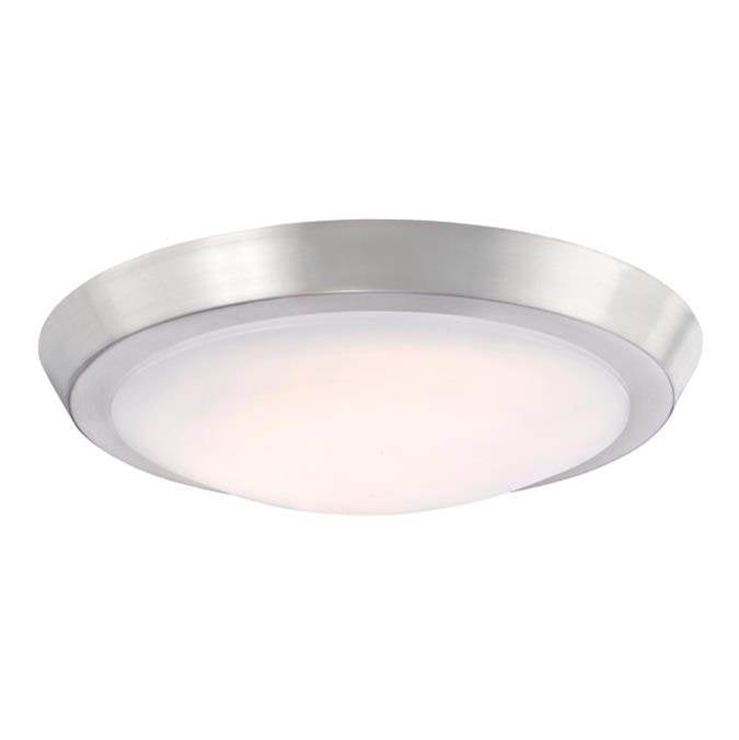 Westinghouse 6107300 Indoor Ceiling Fixture, Integrated LED Bulb, 1400 Lumens, 3000 K, Brushed Nickel Fixture