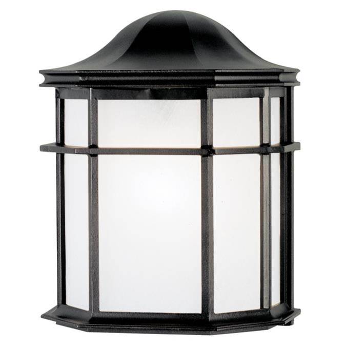 Westinghouse 6689800 Outdoor Wall Lantern, 1-Lamp, Acrylic Lens, Aluminum Fixture, Textured Black Fixture