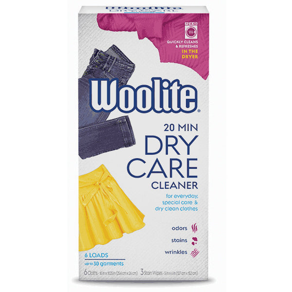 WOOLITE DCS04N Dry Care Cleaner, 6 Count