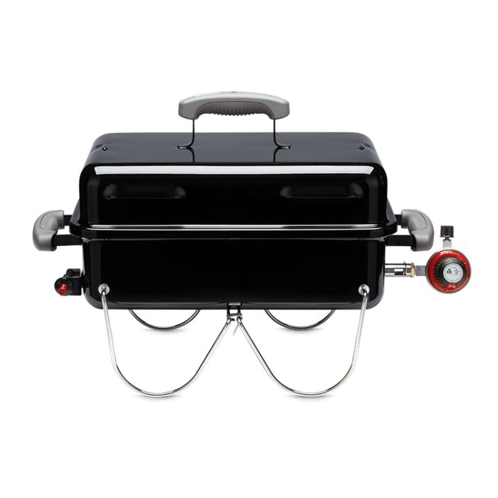 Weber Go-Anywhere 1141001 Gas Grill, Liquid Propane Gas, 160 sq-in Primary Cooking Surface Area, 1-Burner