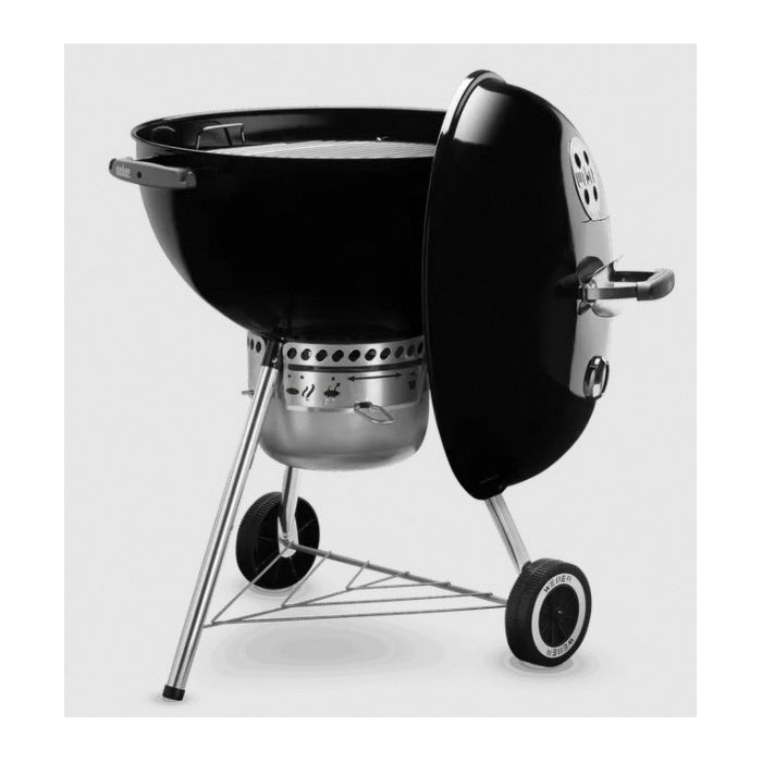 Weber Original Kettle® 14401001 Premium Charcoal Grill, 363 sq-in Primary Cooking Surface Area, Steel Grate, Steel