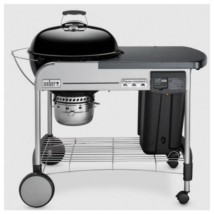 Weber Performer 15501001 Charcoal Grill, 363 sq-in Primary Cooking Surface Area, Steel Grate, Steel