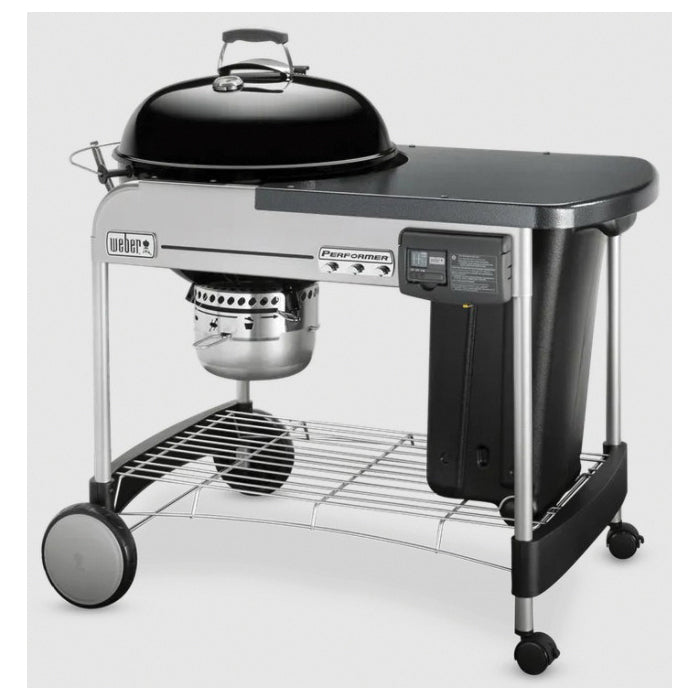 Weber Performer 15501001 Charcoal Grill, 363 sq-in Primary Cooking Surface Area, Steel Grate, Steel