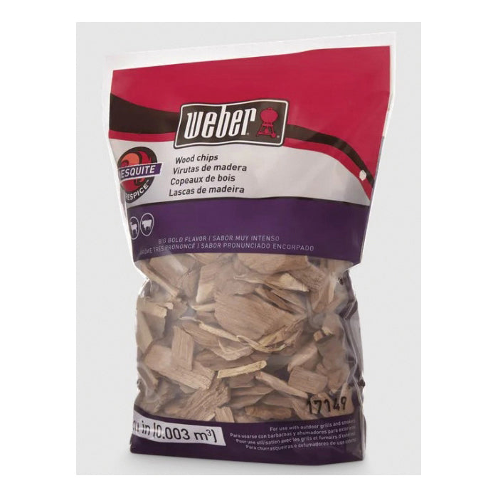 Weber 17149 Wood Chips, 12 in L, Wood, 192 cu-in