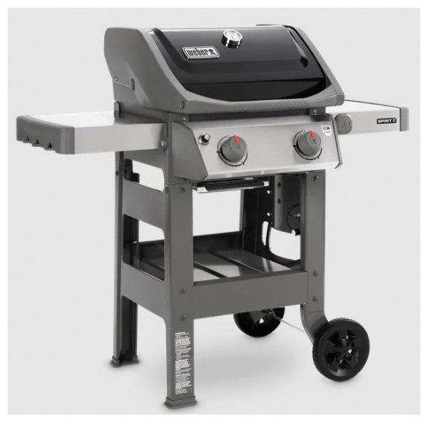 Weber Spirit II E-210 44010001 Gas Grill, Liquid Propane Gas, 360 sq-in Primary Cooking Surface Area, 2-Burner