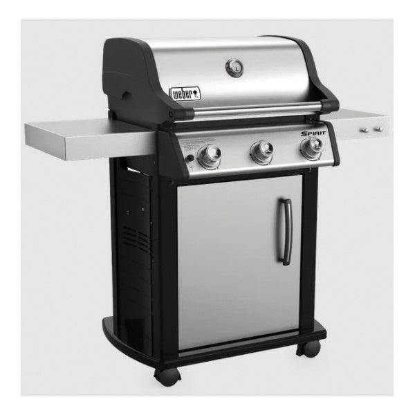 Weber Spirit S-315 46502001 Gas Grill, Liquid Propane Gas, 424 sq-in Primary Cooking Surface Area, 3-Burner