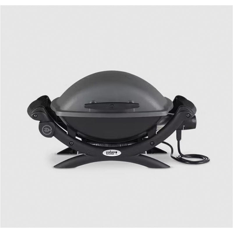 Weber Q1400 Series 52020001 Electric Grill, 120 V, 189 sq-in Primary Cooking Surface Area, Porcelain Enamel