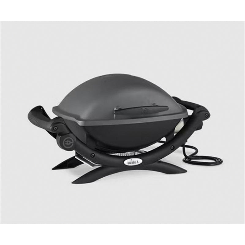 Weber Q1400 Series 52020001 Electric Grill, 120 V, 189 sq-in Primary Cooking Surface Area, Porcelain Enamel