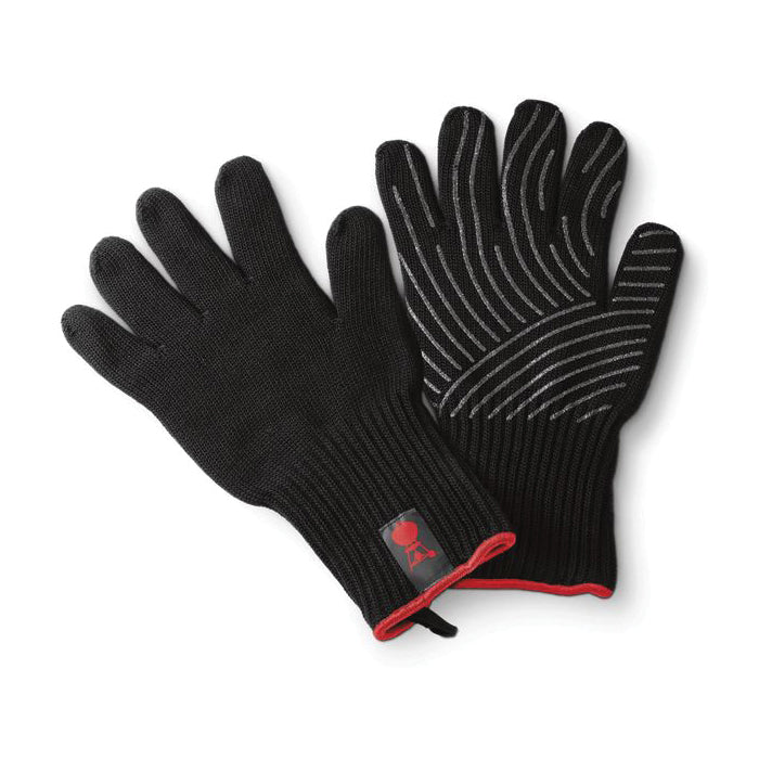 Weber 6535 Premium Grill Gloves, L/XL, Cotton Glove, Black