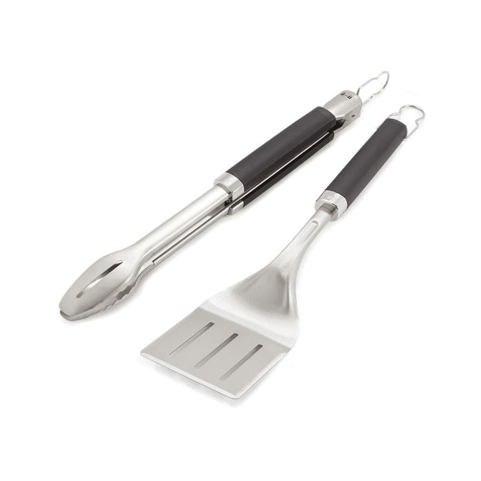 Weber 6771 Precision Grill Tongs and Spatula Set, Spatula, Tong Tool, 2 -Tool