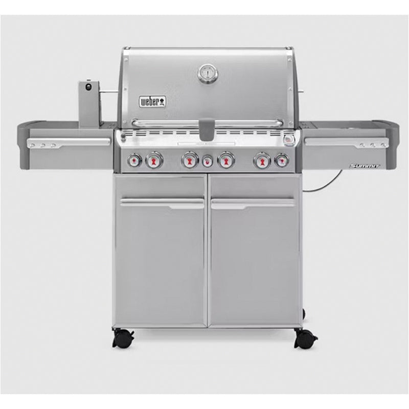 Weber Summit® S-470 Series 7170001 Gas Grill, Liquid Propane Gas, 468 sq-in Primary Cooking Surface Area, 4-Burner