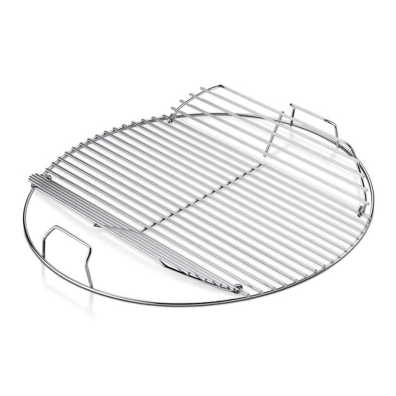 Weber 7436 Cooking Grate, 21-1/2 in W, 21-1/2 in D, Steel, Nickel-Plated, For Use With: 22 in Charcoal Grills