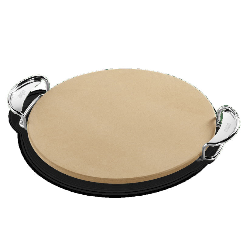 Weber 8836 Pizza Stone, 13.2 in Dia, 16.7 in L, Cordierite