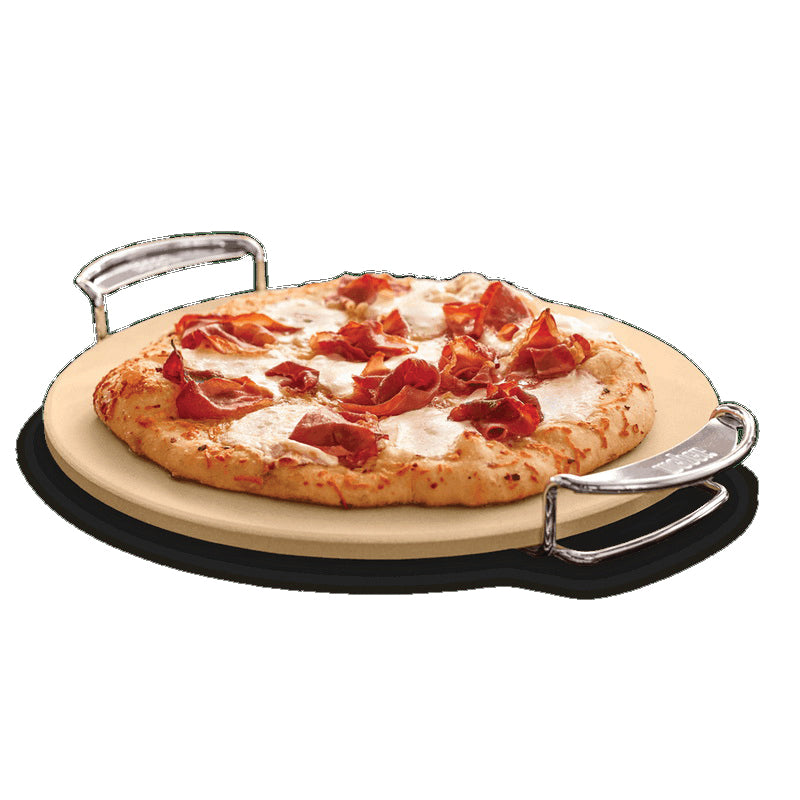 Weber 8836 Pizza Stone, 13.2 in Dia, 16.7 in L, Cordierite