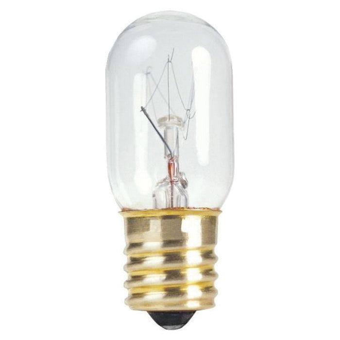 Westinghouse 0372100 Light Bulb, 15 W, Tubular, Intermediate, Clear, 2700 K, 108 Lumens