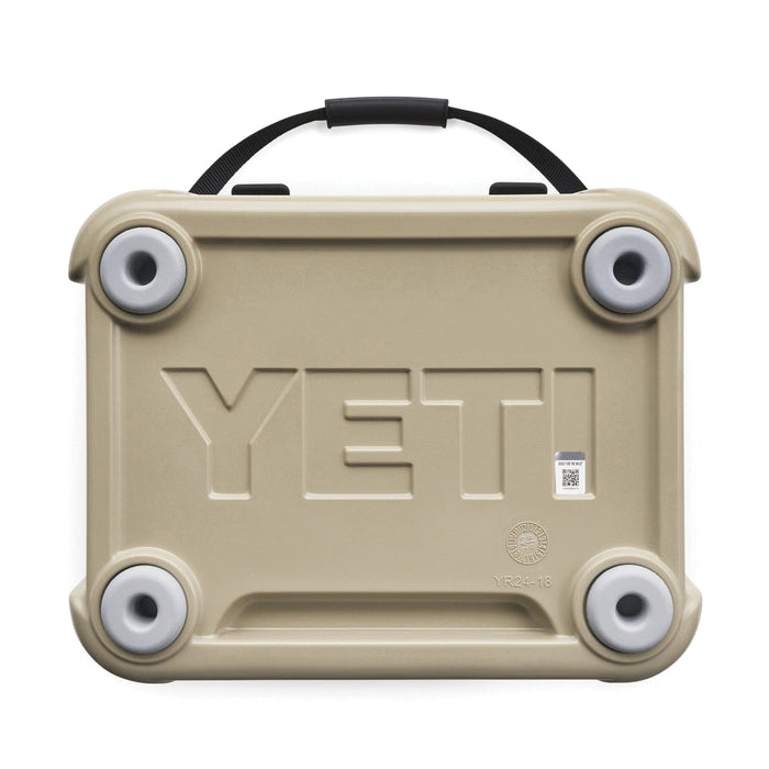 YETI® Roadie® 24 Series 10022200000 Hard Cooler, 26 lb Volume, 33 Can, Tan, 16-1/2 in L Exterior, 17-1/2 in W Exterior