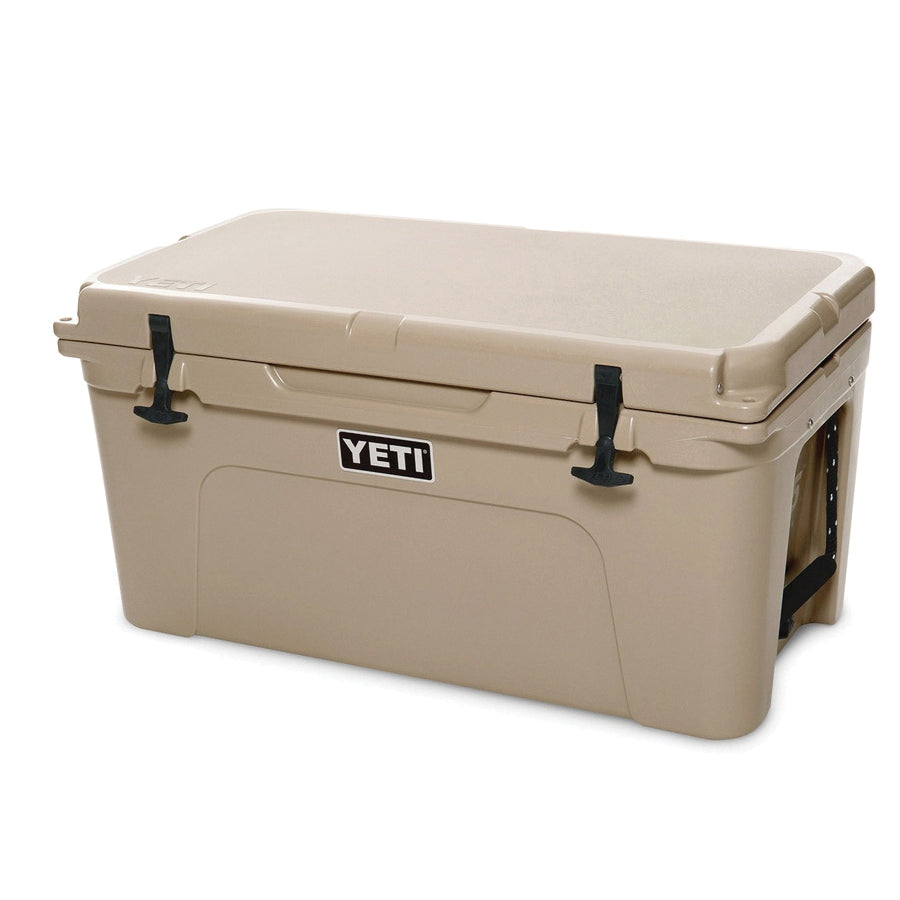 YETI® Tundra® 65 Series 10065010000 Hard Cooler, 58 lb Volume, 77 Can, Interlock Closure, Tan, 16 in L Exterior